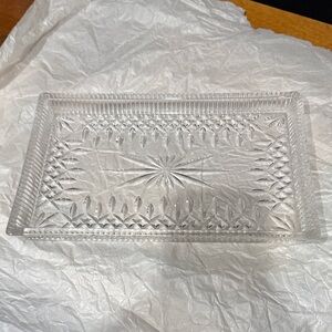 Elegant Glass Vanity Tray